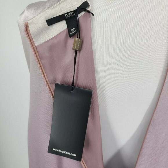 Hugo Boss Pink Sheath Mini Dress Sleeveless Crew Neck - Picture 8 of 12
